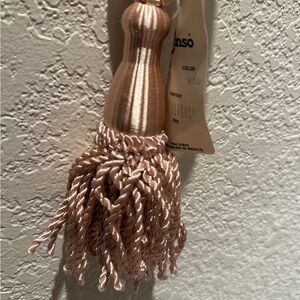 Decorative Pink Satin Tassel - Elegant Curtain Tieback Lot of 5 NWT Deadstock